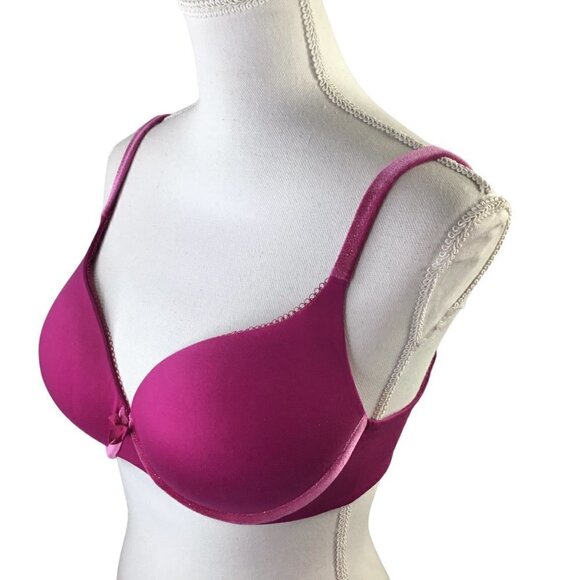 Victoria's Secret Body by Victoria Perfect Shape Size 34D Underwire Velvet - Picture 2 of 8